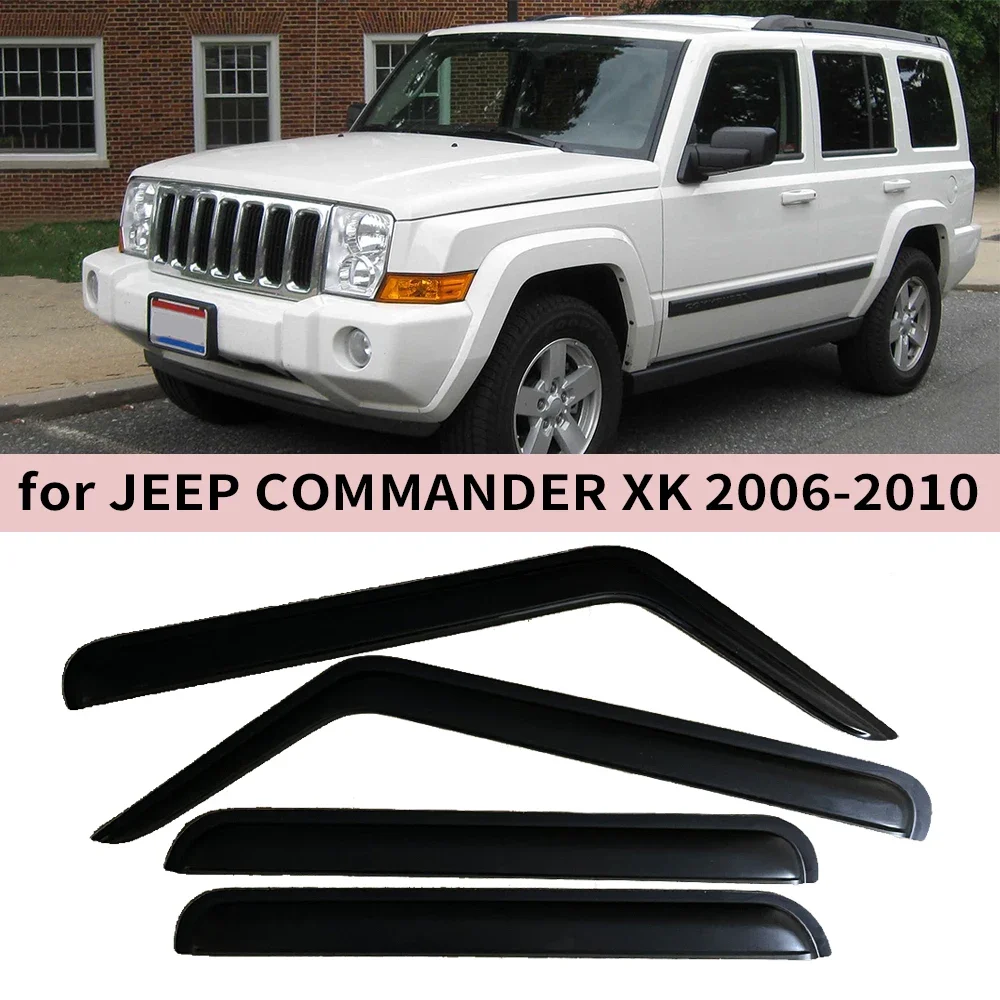 For JEEP COMMANDER XK 2006 2007 2008 2009 2010 Wind Deflectors Rain Guards Door Visor Vent Shades Ventvisor Window Visor
For JEEP COMMANDER XK 2006 2007 2008 2009 2010 Wind Deflectors Rain Guards Door Visor Vent Shades Ventvisor Window Visor