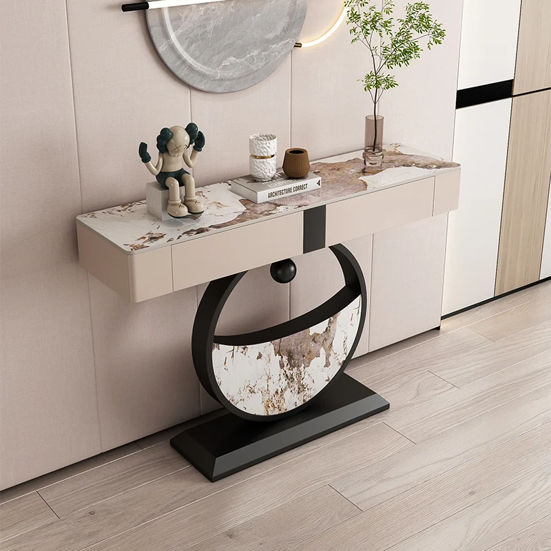 Creative and simple light luxury home decoration table is extremely narrow and simple end view table corridor entrance cabinet
Creative and simple light luxury home decoration table is extremely narrow and simple end view table corridor entrance cabinet