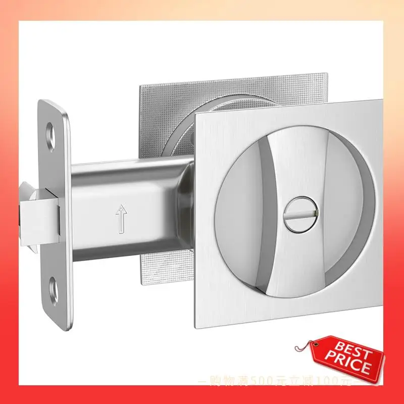 ABNR Flush Pocket Door Latch Pocket Door Lock For Bed/Bath Contemporary Privacy Square Pocket Door Hardware
ABNR Flush Pocket Door Latch Pocket Door Lock For Bed/Bath Contemporary Privacy Square Pocket Door Hardware