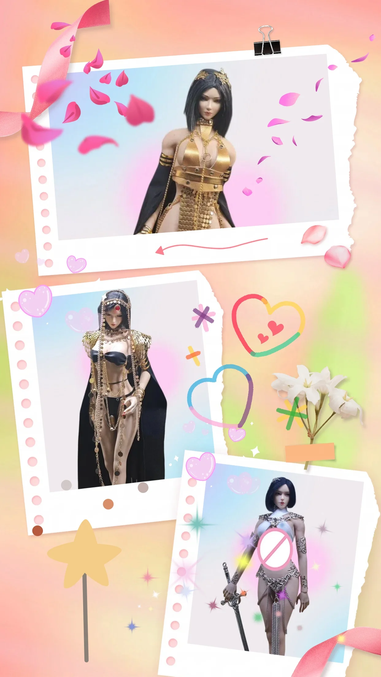 Набор одежды для женской фигурки солдата в масштабе 1/6: черное золотое платье, металлический набор для эльфа, золотой кулон, наплечник, серебряный кулон для 12-дюймовой фигурки.
Набор одежды для женской фигурки солдата в масштабе 1/6: черное золотое платье, металлический набор для эльфа, золотой кулон, наплечник, серебряный кулон для 12-дюймовой фигурки.