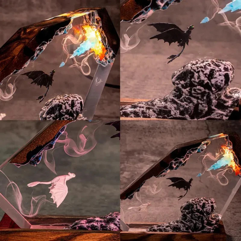 Cross-border Dragon Training Master Resin Light Toothless & Light Fury Night Fury White Epoxy Resin Ornament
Cross-border Dragon Training Master Resin Light Toothless & Light Fury Night Fury White Epoxy Resin Ornament
