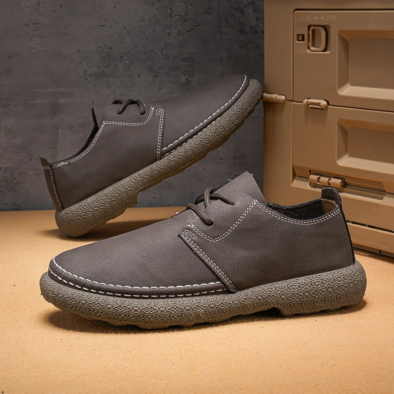Men's Vintage Suede Casual Shoes - Slip-On Loafers with Soft Rubber Sole, 2026 Breathable Retro Lazy Sneakers
Men's Vintage Suede Casual Shoes - Slip-On Loafers with Soft Rubber Sole, 2026 Breathable Retro Lazy Sneakers