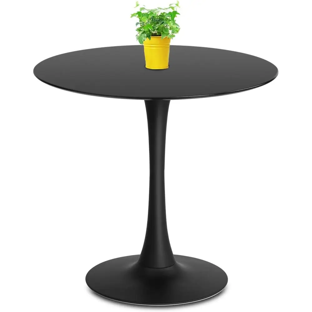 32 Inch Round Pedestal Dining Table - Modern Tulip Design for Living and Dining Rooms (Black)
32 Inch Round Pedestal Dining Table - Modern Tulip Design for Living and Dining Rooms (Black)