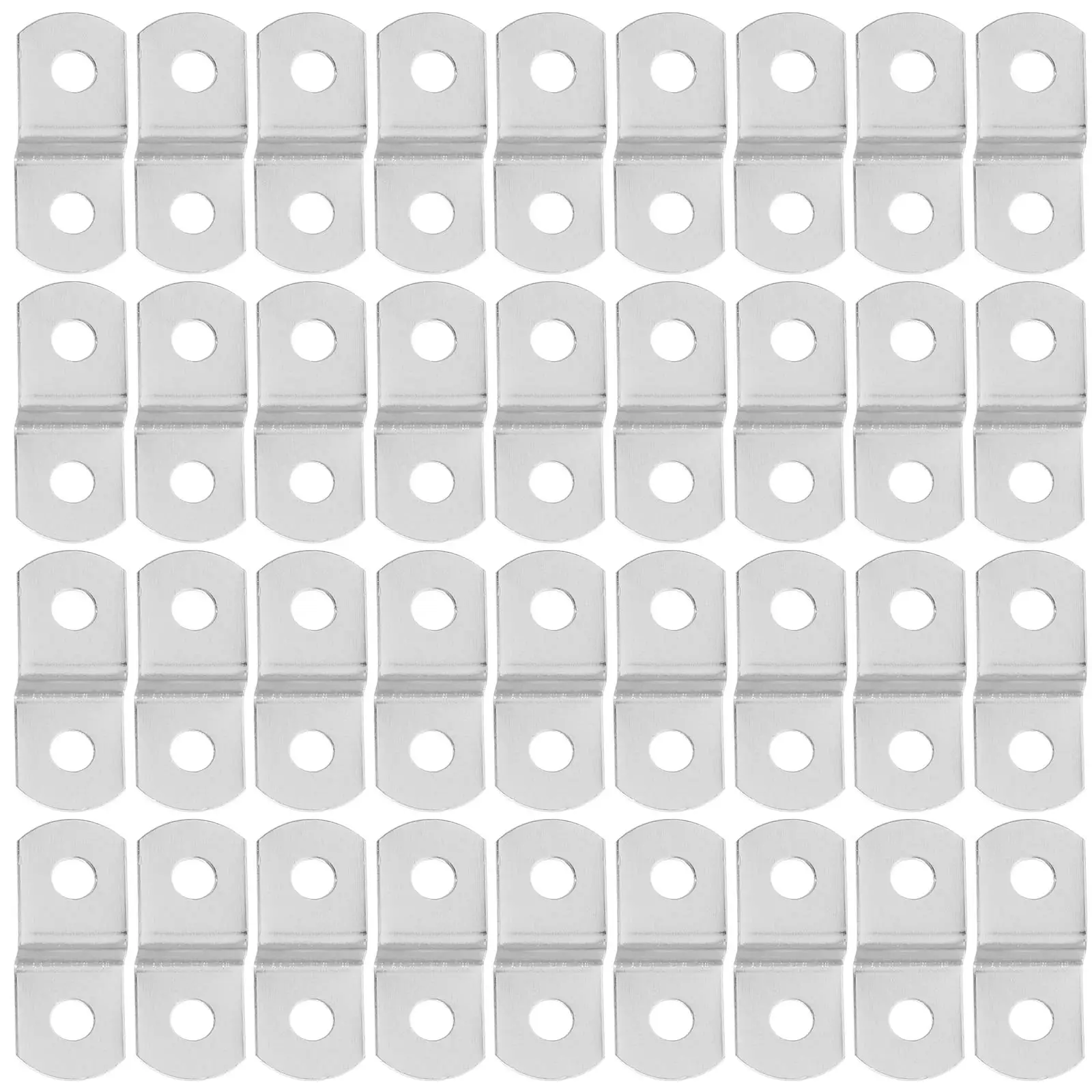 120 Pcs Corner Codes Stainless Steel Furniture Connectors Mirror Holder Photo Frame Back Clips Fixed Brackets Hardware
120 Pcs Corner Codes Stainless Steel Furniture Connectors Mirror Holder Photo Frame Back Clips Fixed Brackets Hardware