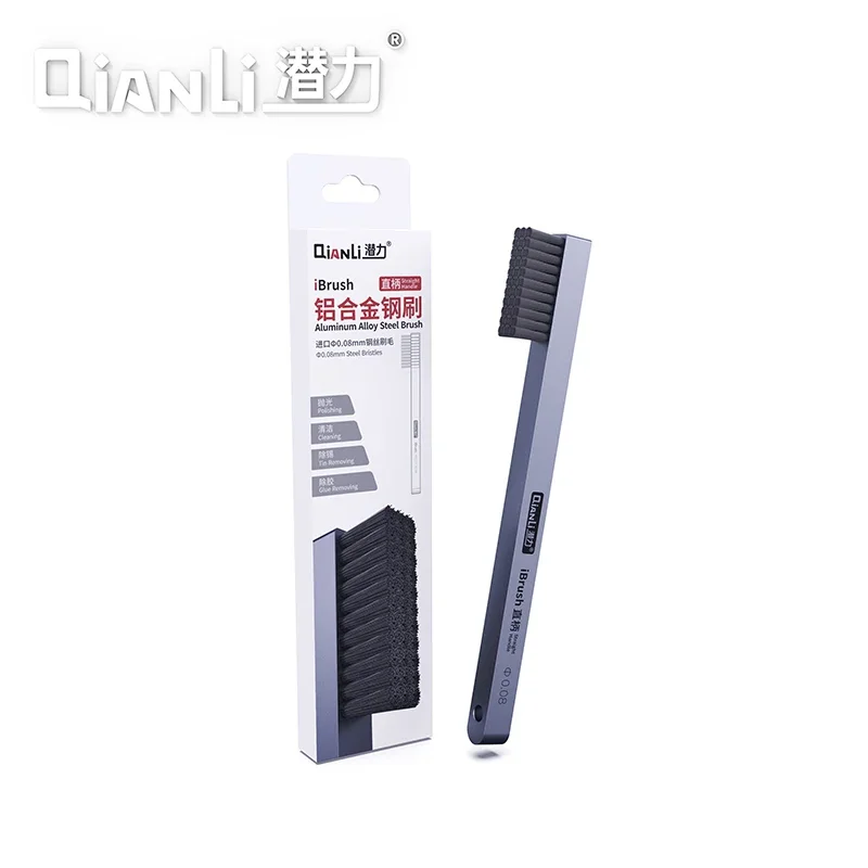Qianli iBrush Щетка из алюминиевого сплава, термостойкая щетка с винтовым намагничивателем для удаления клея с процессора, полировки, шлифования
Qianli iBrush Щетка из алюминиевого сплава, термостойкая щетка с винтовым намагничивателем для удаления клея с процессора, полировки, шлифования