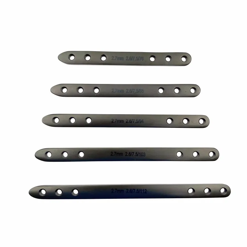 2.7mm Titanium Alloy Biological Healing Locking Plates Surgical Instruments Medical Supplies and Equipments
2.7mm Titanium Alloy Biological Healing Locking Plates Surgical Instruments Medical Supplies and Equipments