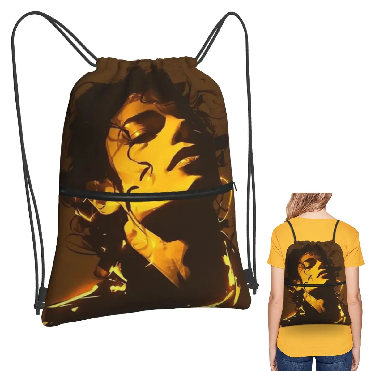The King Of Pop Michael Jackson Backpacks Portable Drawstring Bags Sports Bag Book Bags for Travel School
The King Of Pop Michael Jackson Backpacks Portable Drawstring Bags Sports Bag Book Bags for Travel School