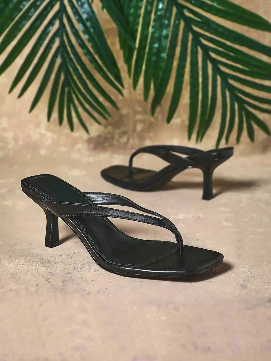 Square Toe Thong Slip-On Low Heel Mules Summer Casual Sandals
Square Toe Thong Slip-On Low Heel Mules Summer Casual Sandals