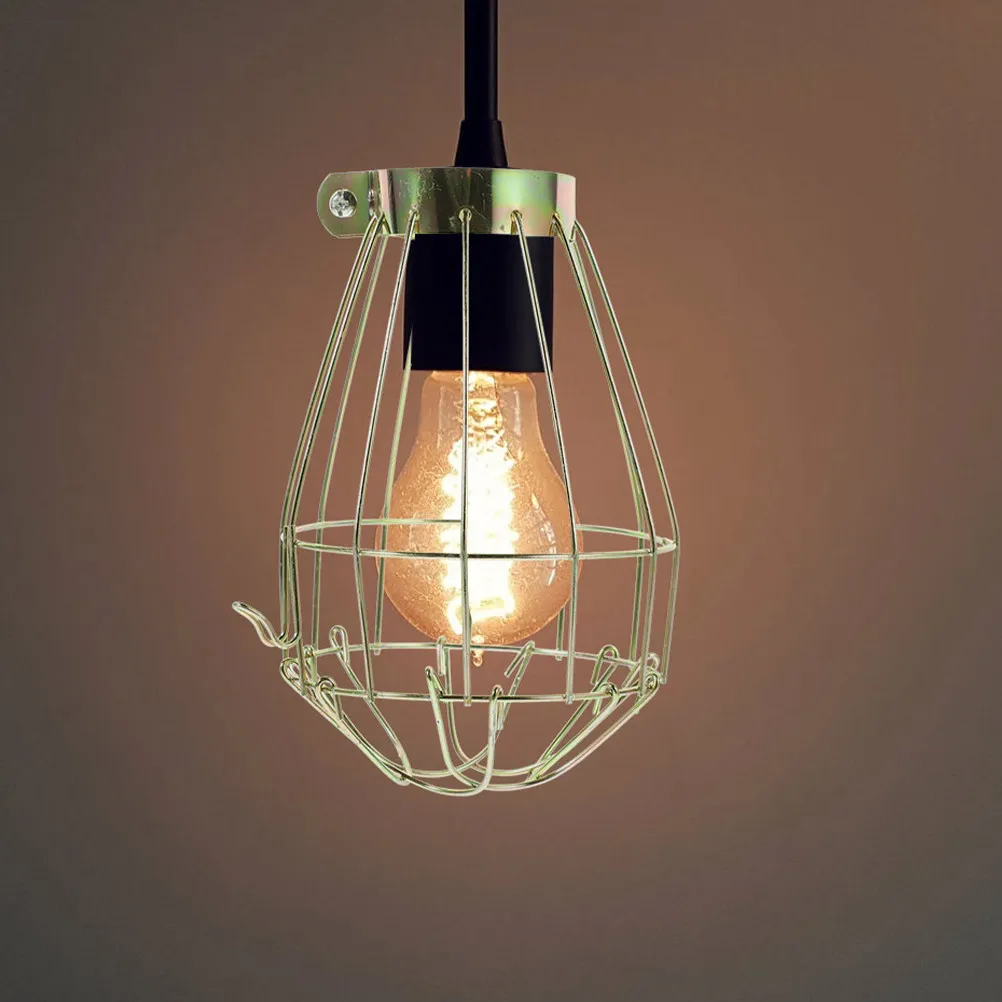 8Pcs Vintage Birdcage Lampshade Retro Iron Metal Cage Light Bulb Guard Home Decor Pendant Lamp Shade Protective Cover
8Pcs Vintage Birdcage Lampshade Retro Iron Metal Cage Light Bulb Guard Home Decor Pendant Lamp Shade Protective Cover