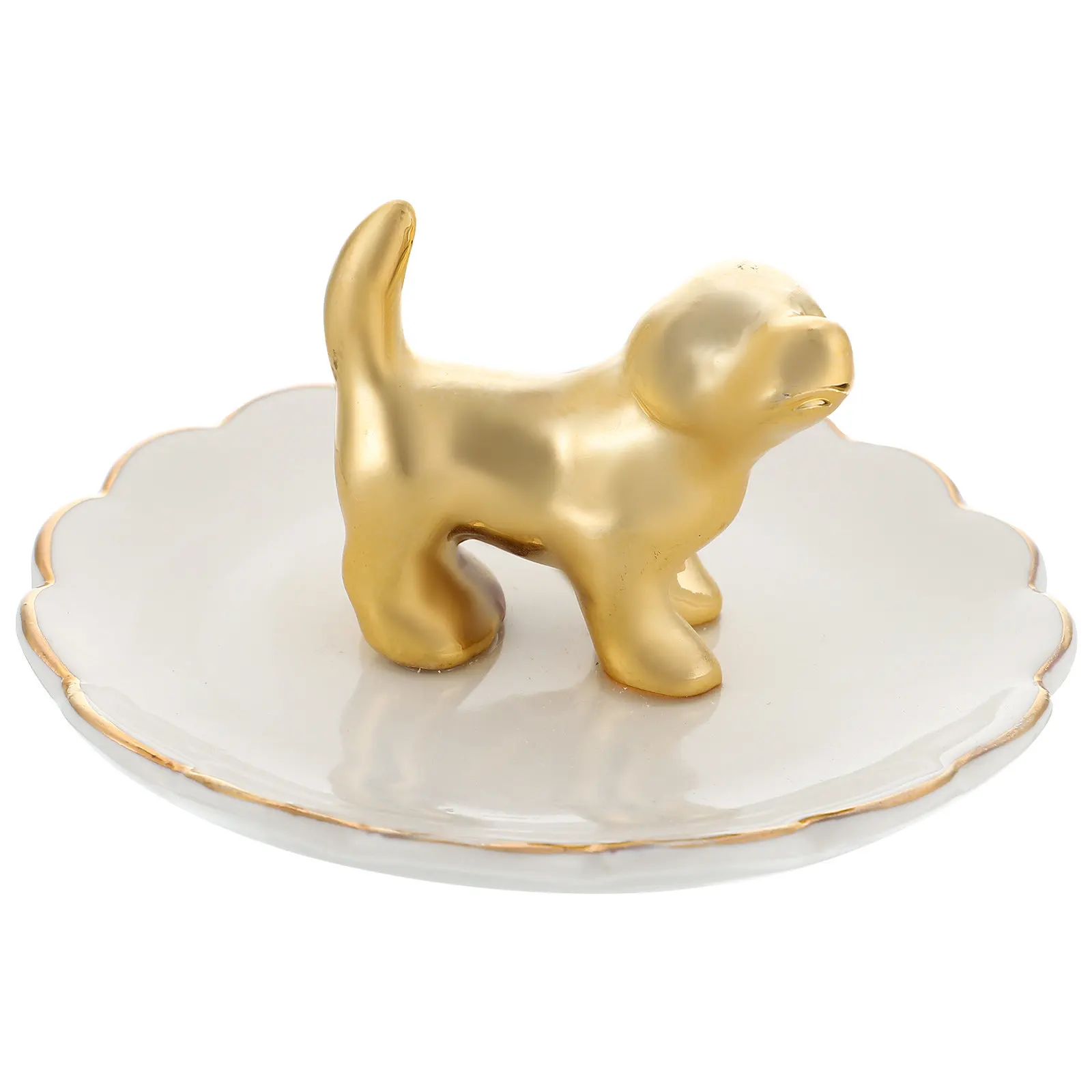 Элегантный керамический поднос для хранения украшений в форме щенка: для браслетов, серег, для дома, спальни, прикроватной тумбочки
Элегантный керамический поднос для хранения украшений в форме щенка: для браслетов, серег, для дома, спальни, прикроватной тумбочки