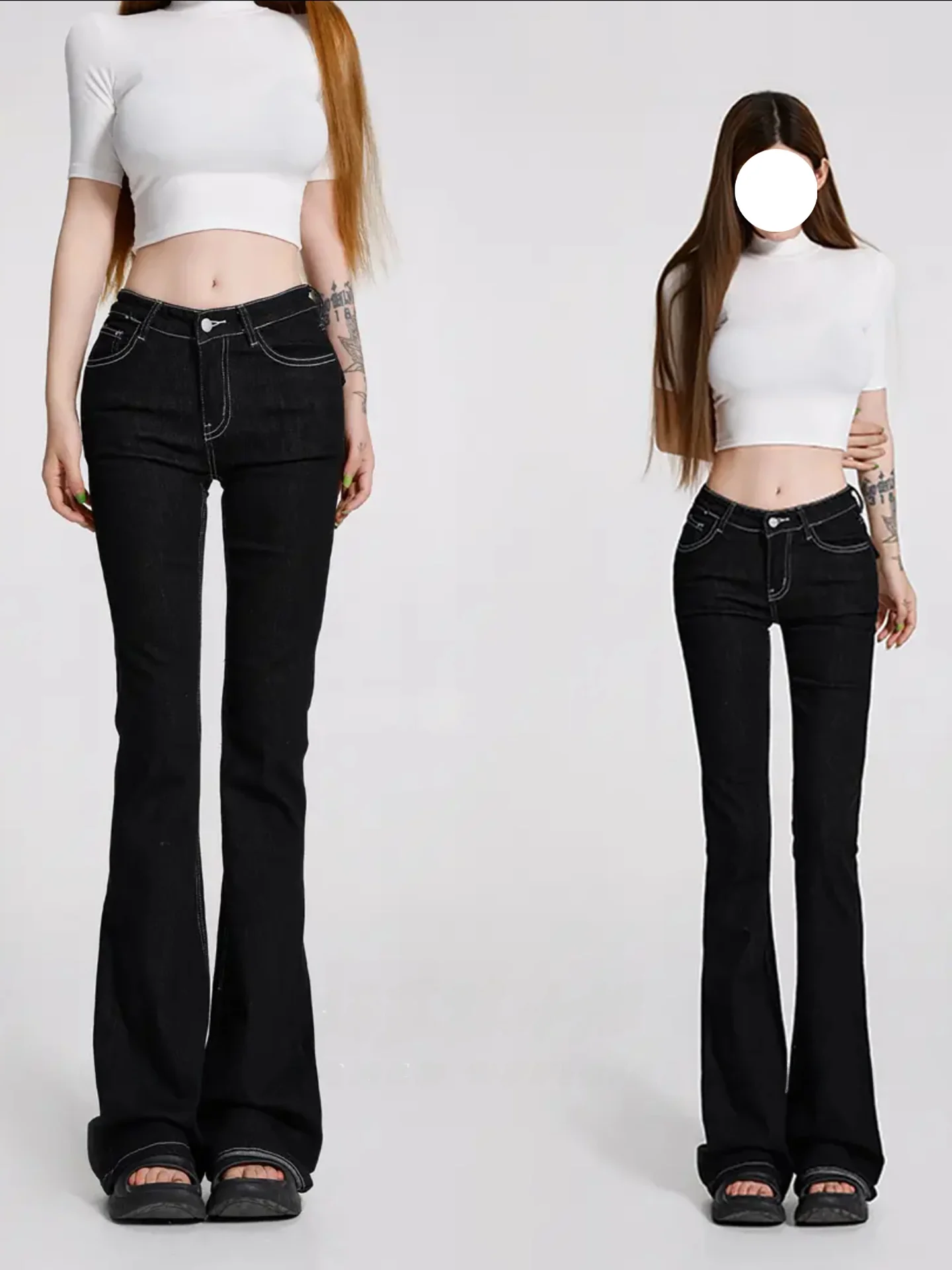 Low Waist Flared Jeans Women's Casual Bootcut Pants Hip Enhancing Butt Lifting Slimming Cotton Stretch Denim Summer Fashion
Low Waist Flared Jeans Women's Casual Bootcut Pants Hip Enhancing Butt Lifting Slimming Cotton Stretch Denim Summer Fashion