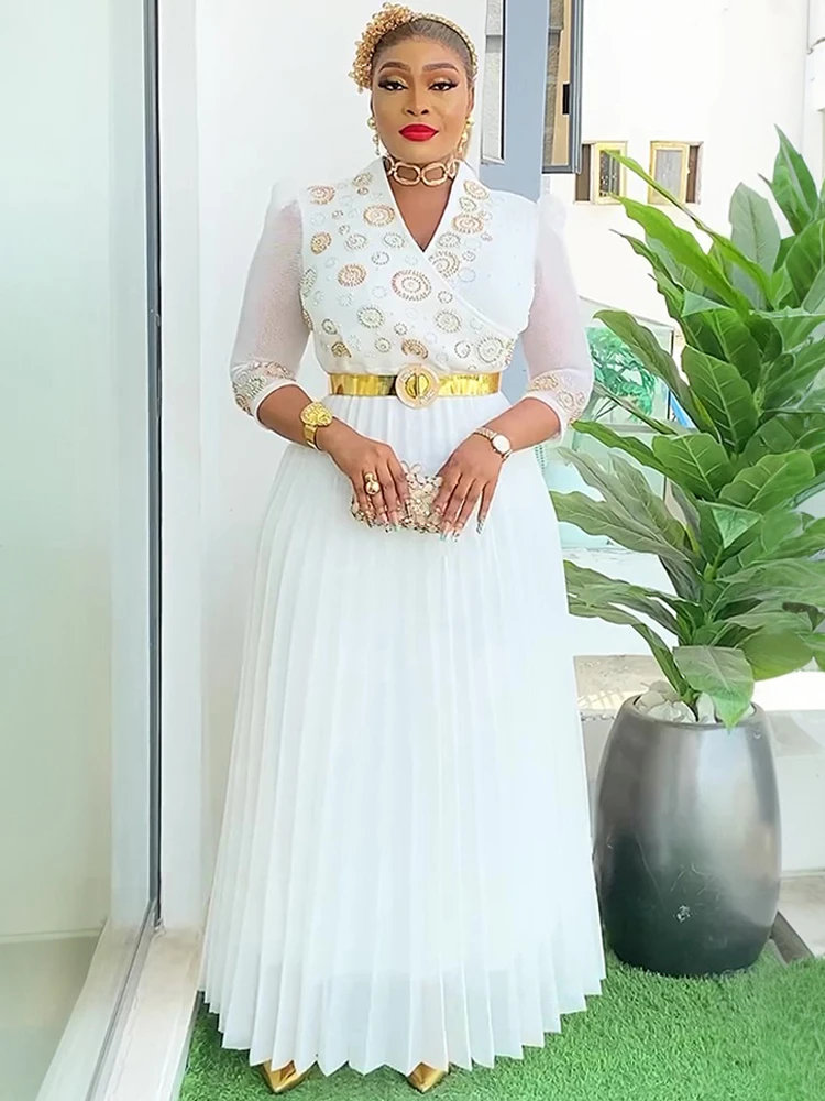 Turkey Dresses For Woman Africa Clothing Elegant Wedding Party Evening Gown Ankara Dashiki Outfits Robe Africaine Femme 2025
Turkey Dresses For Woman Africa Clothing Elegant Wedding Party Evening Gown Ankara Dashiki Outfits Robe Africaine Femme 2025