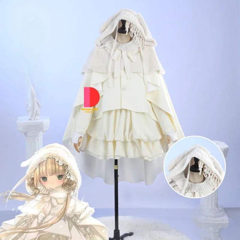 GOSICK Victoric De Blois Anime Cosplay Costume High Quality Rabbit White Ears Cloak Scarf Party Christmas Cos for Women White
GOSICK Victoric De Blois Anime Cosplay Costume High Quality Rabbit White Ears Cloak Scarf Party Christmas Cos for Women White