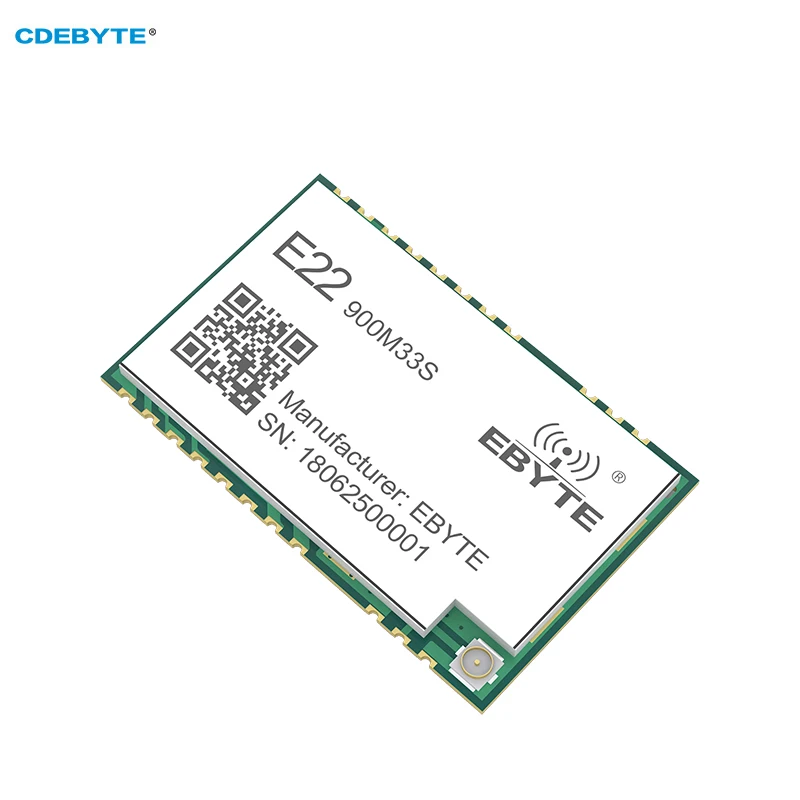 SX1262 Lora SPI Wireless Module 868/915MHz TCXO RF Transceiver TCXO CDEBYTE E22-900M33S Low Power 2W Long Distance 16km PA+LNA
SX1262 Lora SPI Wireless Module 868/915MHz TCXO RF Transceiver TCXO CDEBYTE E22-900M33S Low Power 2W Long Distance 16km PA+LNA