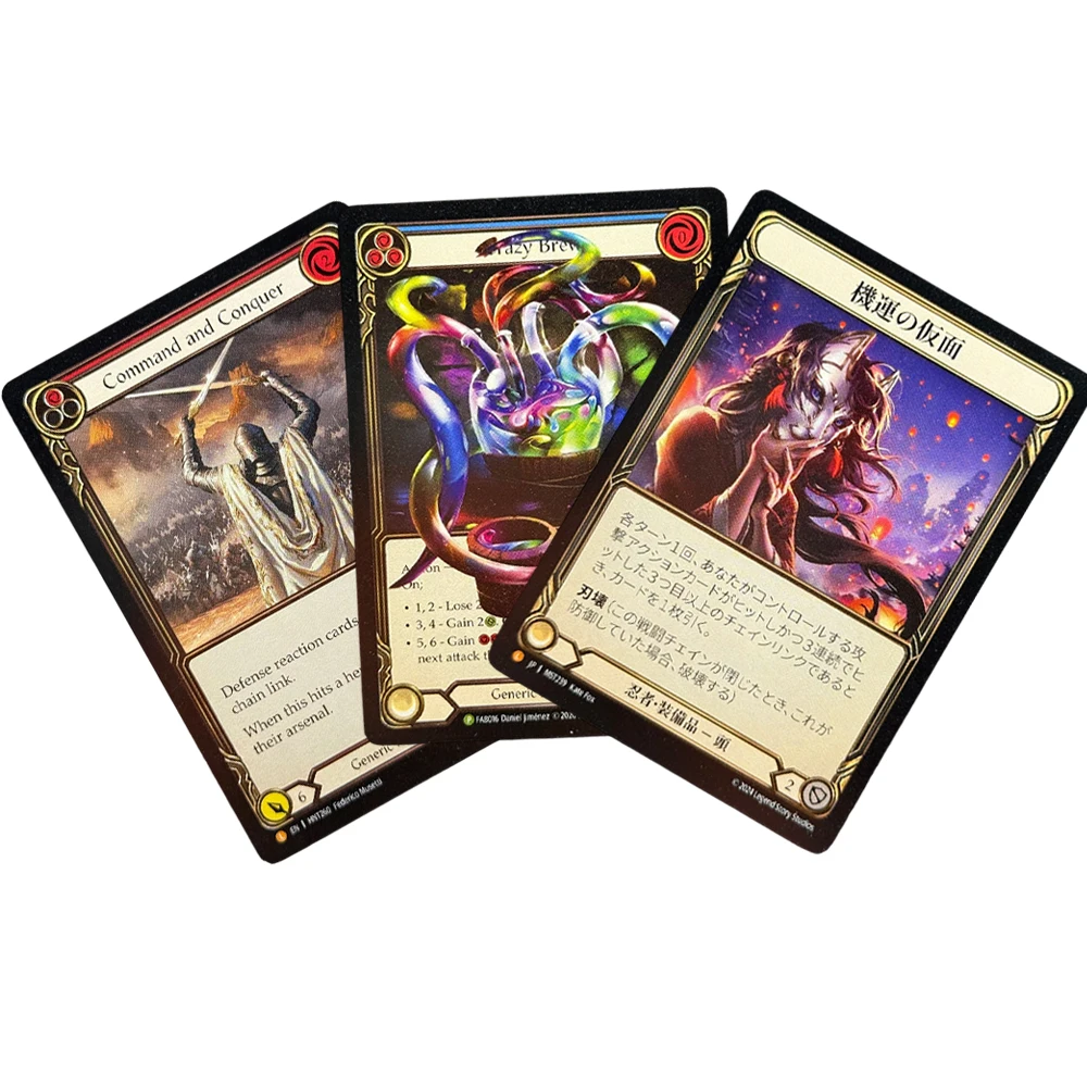FAB Proxy Card Regular Collection Card Command and Conquer Crazy Brew Mask of Momentum TCG Game Card Board Game English/japanese
FAB Proxy Card Regular Collection Card Command and Conquer Crazy Brew Mask of Momentum TCG Game Card Board Game English/japanese