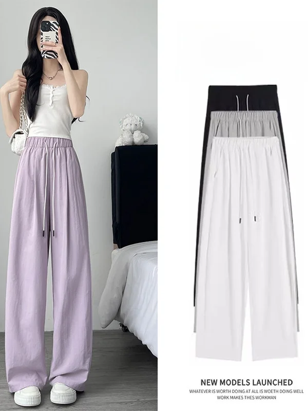 Qui Dry Sport Pants Women Summer Thin New Small Size Drape Loose Summer Loose Feel Sembach Casual Pants High Waist Long Leg...
Qui Dry Sport Pants Women Summer Thin New Small Size Drape Loose Summer Loose Feel Sembach Casual Pants High Waist Long Leg...