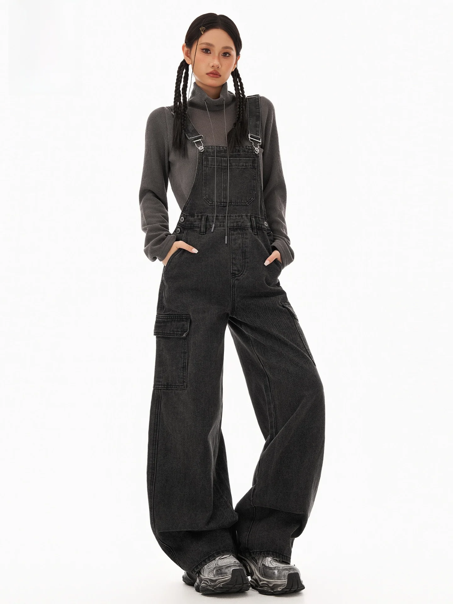 Ретро американский джинсовый комбинезон с широкими штанинами, женские свободные утягивающие цельные джинсы на осень-зиму, новые джинсы из смеси хлопка
Ретро американский джинсовый комбинезон с широкими штанинами, женские свободные утягивающие цельные джинсы на осень-зиму, новые джинсы из смеси хлопка