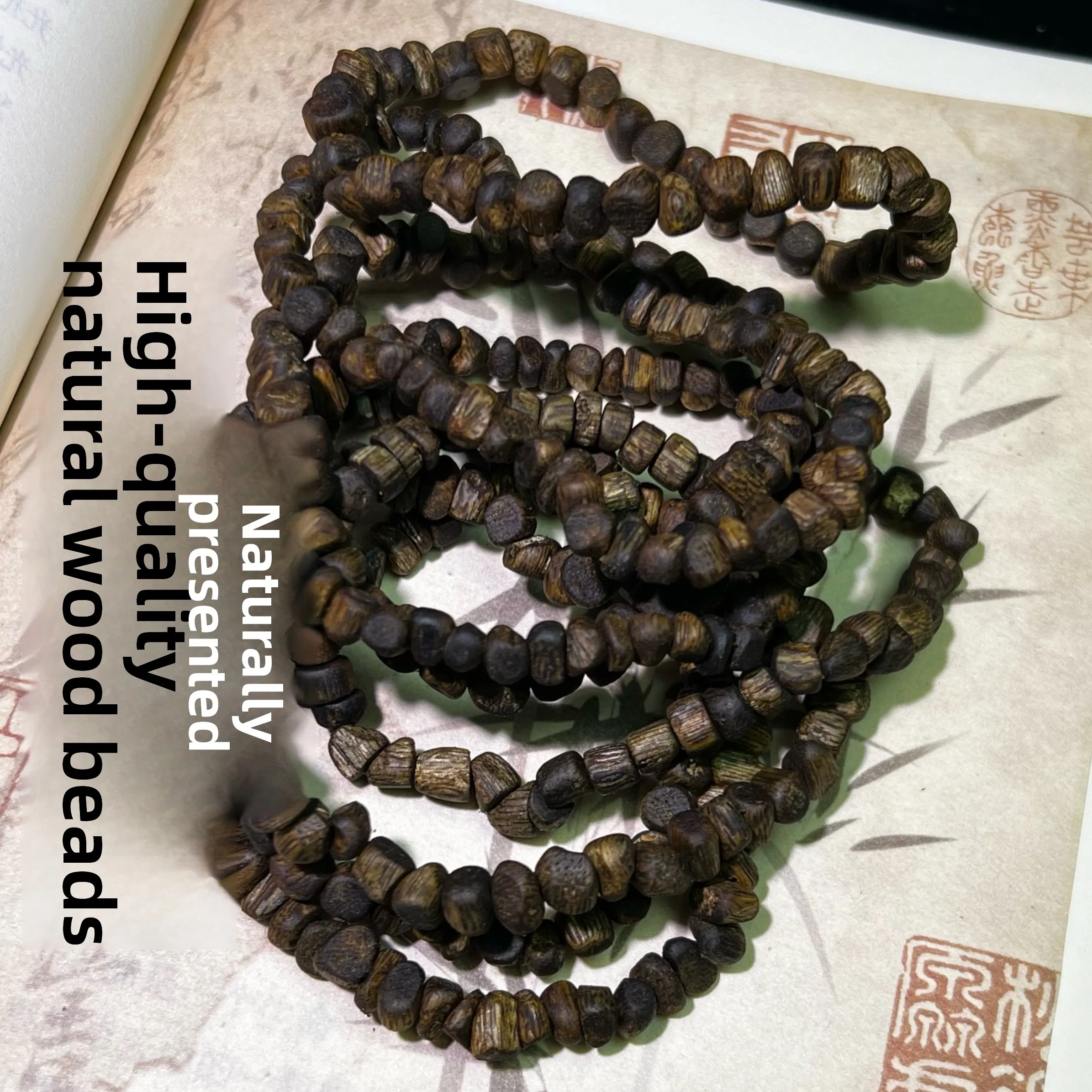 l Wood Bead Sandalwood Bracelet ex Vintage Oily Soft Fraant High-End Feeling Modern Faion Jewelry Accory
l Wood Bead Sandalwood Bracelet ex Vintage Oily Soft Fraant High-End Feeling Modern Faion Jewelry Accory