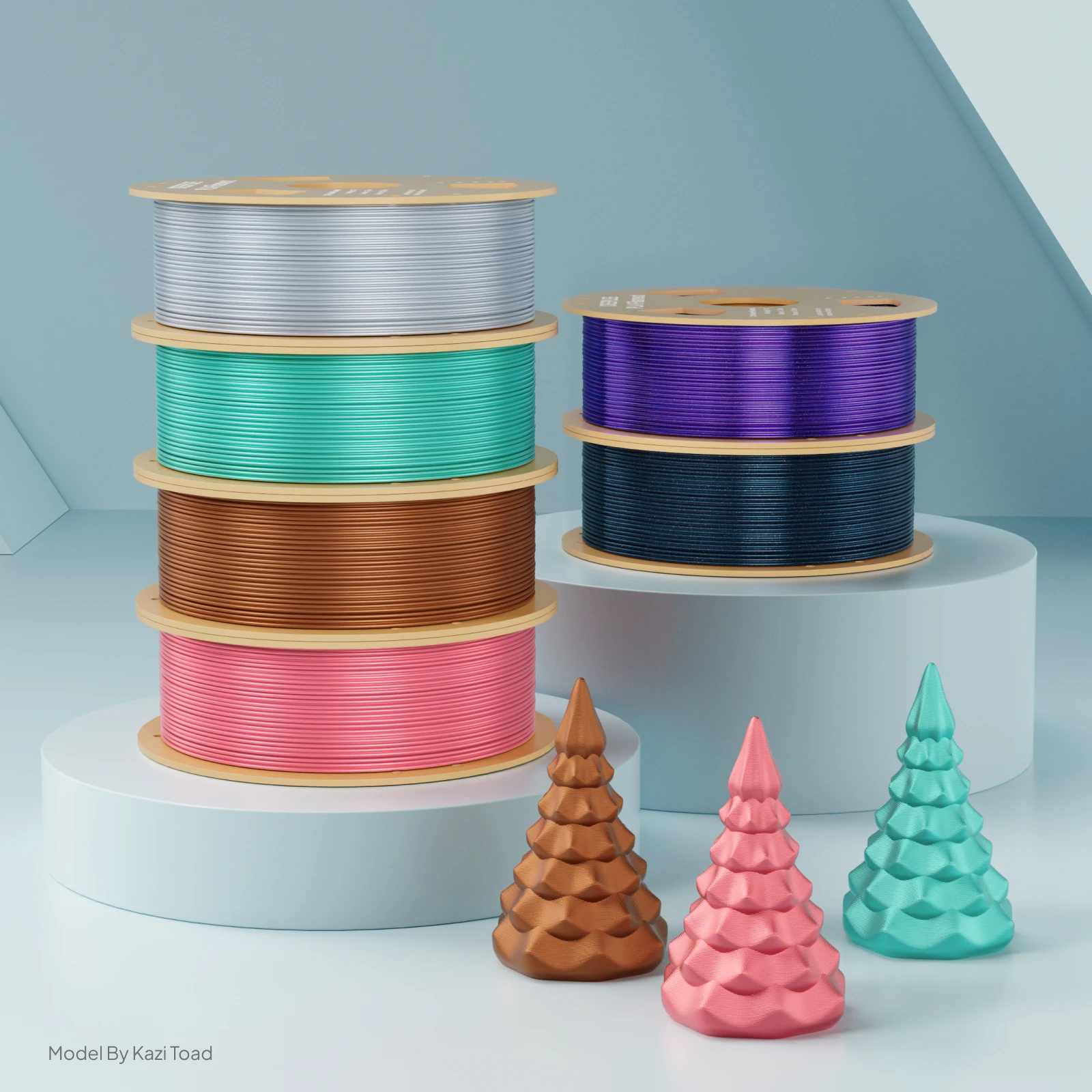 DEEPLEE 3D Printer Silk Filament,Shiny Silk PLA Filament 1.75mm, Great Easy to Print for 3D Printers, Silk Silver Grey 1KG
DEEPLEE 3D Printer Silk Filament,Shiny Silk PLA Filament 1.75mm, Great Easy to Print for 3D Printers, Silk Silver Grey 1KG