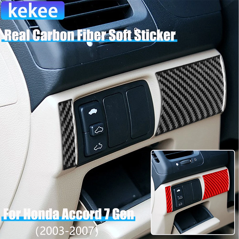 Real Carbon Fiber Car Accessories Driver Dashboard Trim Cover Soft Sticker For Honda Accord 7th Gen 2003 2004 2005 2006 2007
Real Carbon Fiber Car Accessories Driver Dashboard Trim Cover Soft Sticker For Honda Accord 7th Gen 2003 2004 2005 2006 2007