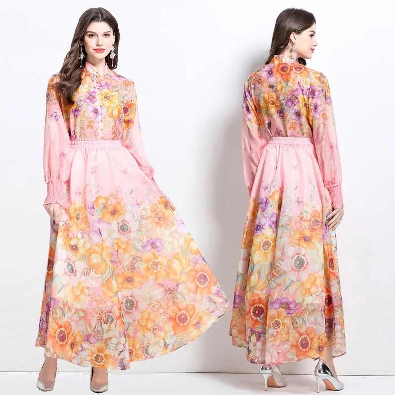 Large Size Floral Print Two-Piece Set Celebrity Inspired Candy Colors British Style Women's Fashion Breathable Long Sleeve Po...
Large Size Floral Print Two-Piece Set Celebrity Inspired Candy Colors British Style Women's Fashion Breathable Long Sleeve Po...
