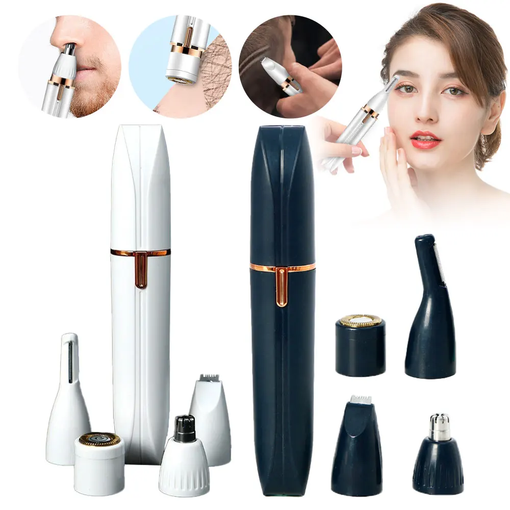 4 In 1 Women's Shaver Usb Charging Electric Eyebrow Trimmer, Temples Nose Armpit Sideburn Beard Trimmer
4 In 1 Women's Shaver Usb Charging Electric Eyebrow Trimmer, Temples Nose Armpit Sideburn Beard Trimmer