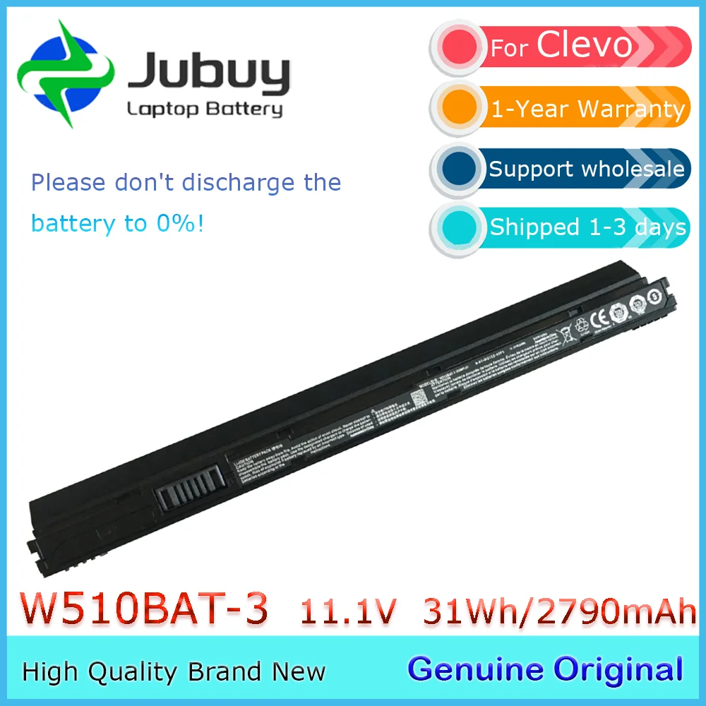 W510BAT-3 11.1V 31Wh Original Laptop Battery for Clevo W510LU W510S W515LU 6-87-W510S 6-87-W510S-42F2
W510BAT-3 11.1V 31Wh Original Laptop Battery for Clevo W510LU W510S W515LU 6-87-W510S 6-87-W510S-42F2