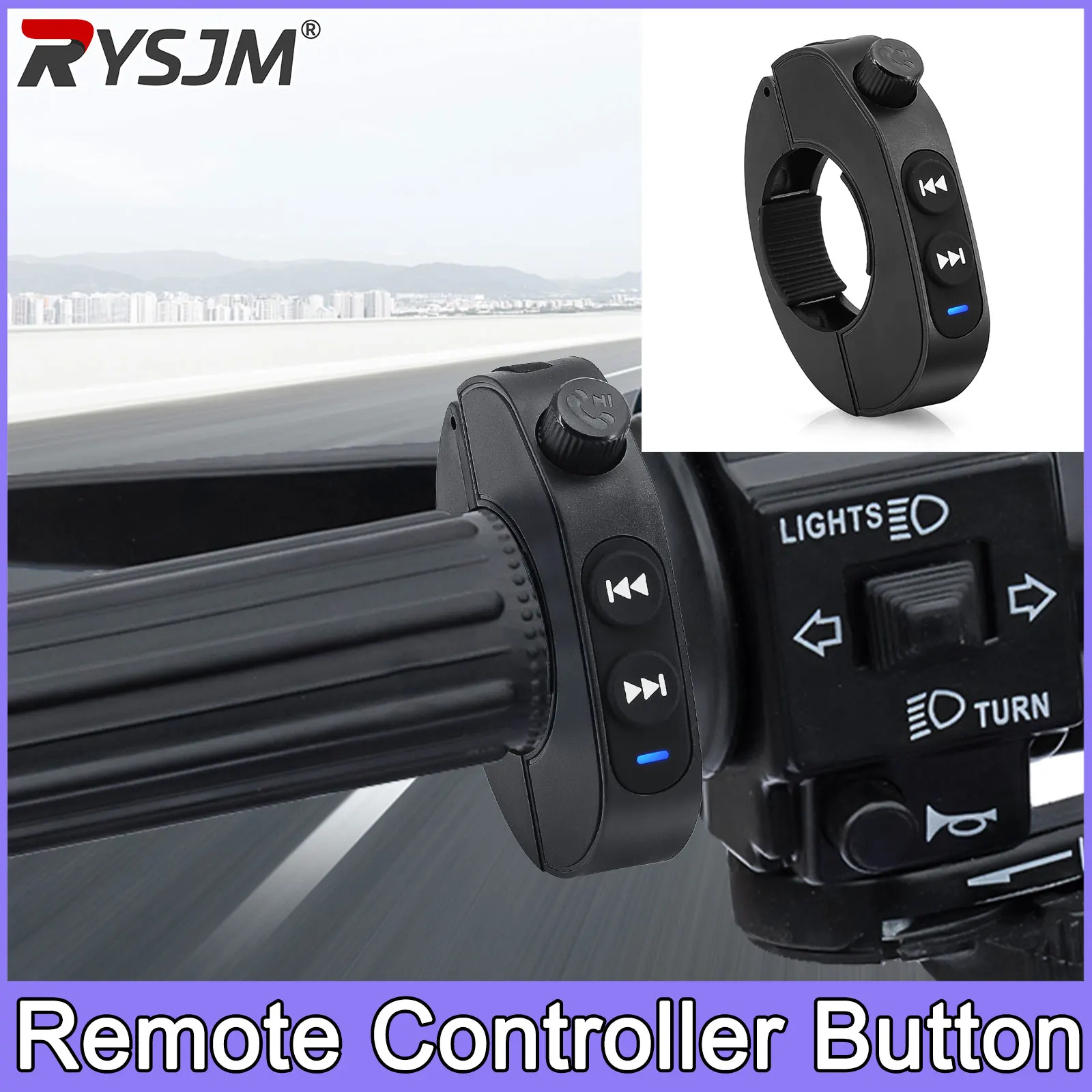 Motorcycle Handlebar Media Controller Steering Wheels Switch Bluetooth-compatible Wireless Media Smart Phone Remote customized
Motorcycle Handlebar Media Controller Steering Wheels Switch Bluetooth-compatible Wireless Media Smart Phone Remote customized