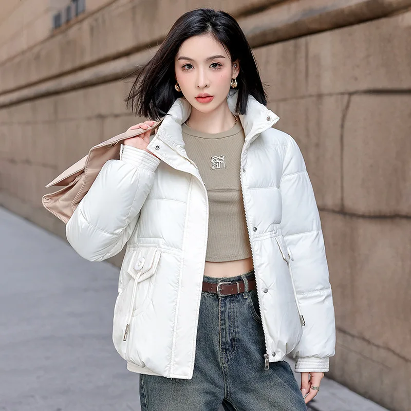 2026 Winter New Down Cotton Jacket Women's Parkas Short Stand-up Collar Small Thicken Warm Fashion Bread Coat Clothes
2026 Winter New Down Cotton Jacket Women's Parkas Short Stand-up Collar Small Thicken Warm Fashion Bread Coat Clothes
