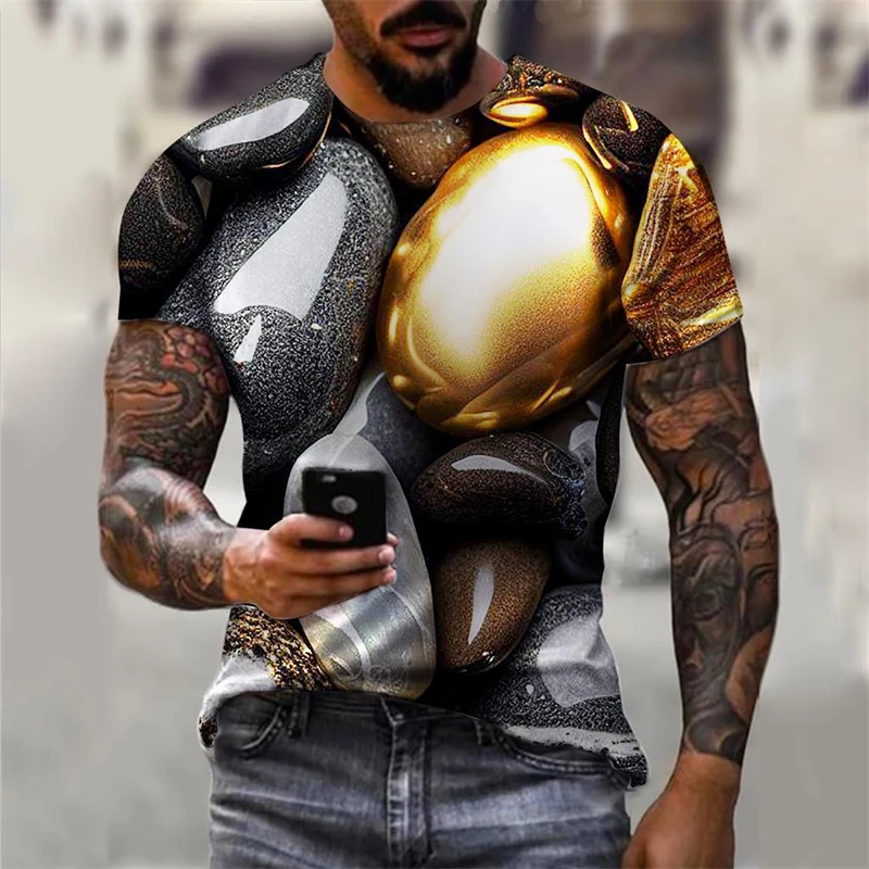Summer Men T Shirts 3D Print Cobblestone Graphic T-shirt Fashion Casual Round Neck Tee Shirt Unisex Short Sleeve Tops Streetwear
Summer Men T Shirts 3D Print Cobblestone Graphic T-shirt Fashion Casual Round Neck Tee Shirt Unisex Short Sleeve Tops Streetwear