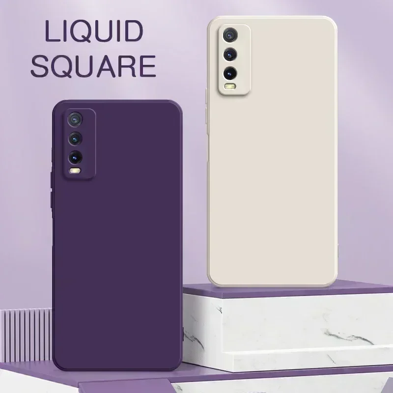Original Square Liquid Silicone Phone Case for VIVO Y20 2021 Y20a Y20i Y20s Y20t Y20g G Soft Edge 360 Shockproof Back Cover Bags
Original Square Liquid Silicone Phone Case for VIVO Y20 2021 Y20a Y20i Y20s Y20t Y20g G Soft Edge 360 Shockproof Back Cover Bags