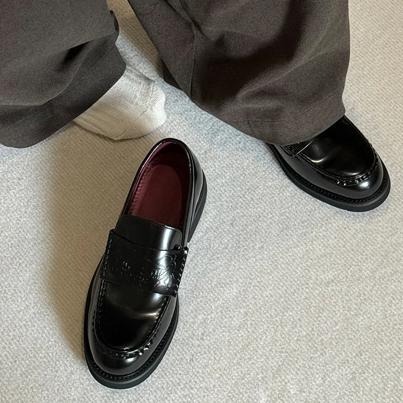 Sle Casual round Toe oes Men's Bla Loers Busin Formal Slip-On Bean oes Breathable Comfortable Summer
Sle Casual round Toe oes Men's Bla Loers Busin Formal Slip-On Bean oes Breathable Comfortable Summer