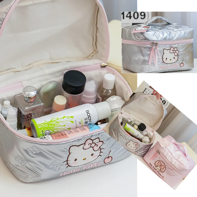 Косметичка Hello Kitty Sanrio с вышивкой в стиле аниме, портативная, милая, для хранения
Косметичка Hello Kitty Sanrio с вышивкой в стиле аниме, портативная, милая, для хранения