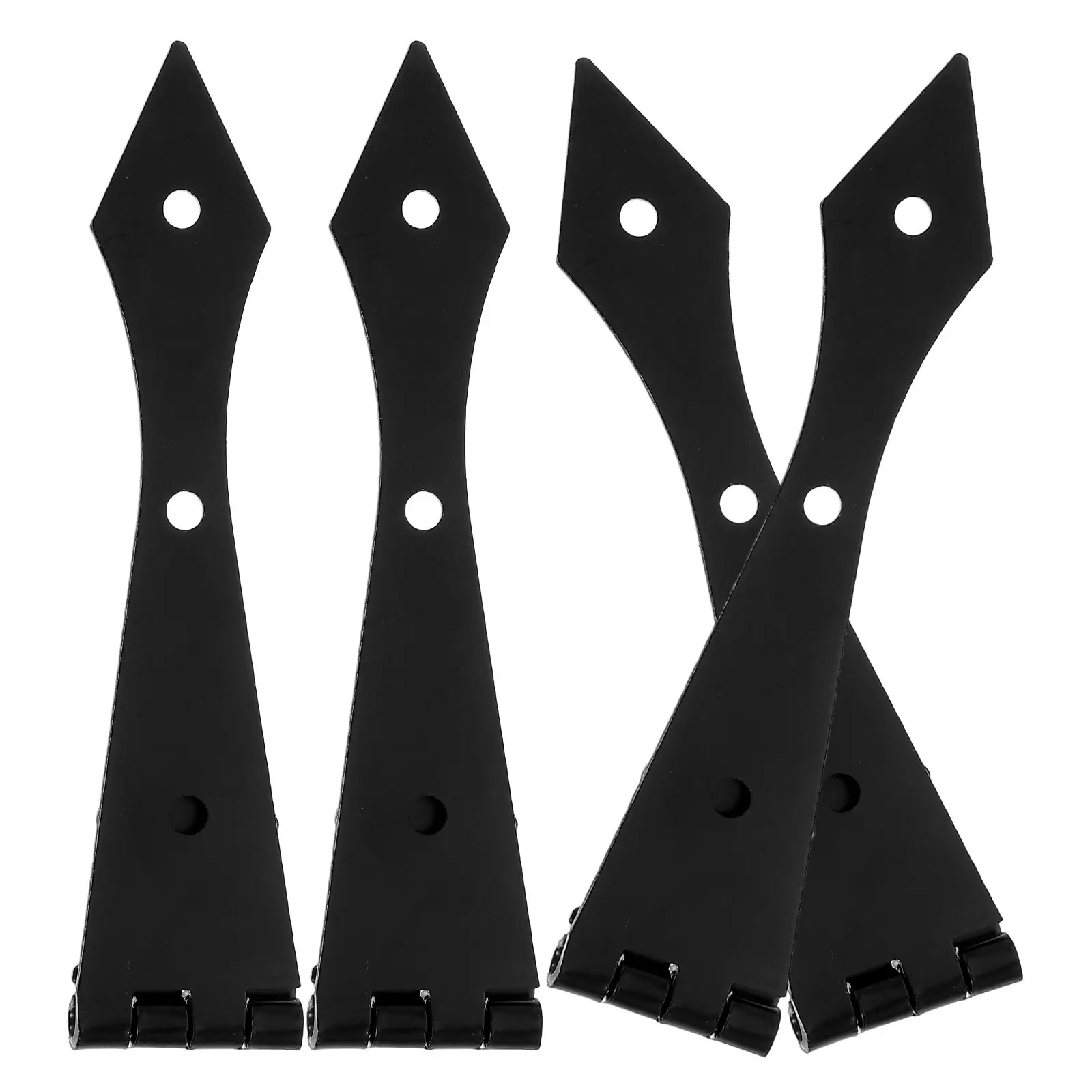 4Pcs Heavy Duty Barn Door Hinges Black Decorative Arrow Strap for Wood Gates Warehouse Door Hardware Heavy Duty Hinges for Gates
4Pcs Heavy Duty Barn Door Hinges Black Decorative Arrow Strap for Wood Gates Warehouse Door Hardware Heavy Duty Hinges for Gates