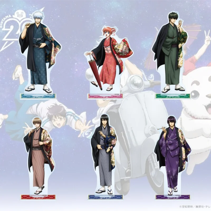 15CM Anime Gintama Acrylic Stand Acrylic Stand Gintoki Sakata Kagura hanagara wasou Style Desktop Decor keychain Gifts
15CM Anime Gintama Acrylic Stand Acrylic Stand Gintoki Sakata Kagura hanagara wasou Style Desktop Decor keychain Gifts