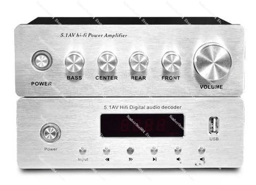 For Special Fiber Coaxial DTS AC3 Decoding Lossless Playback 5.1 Digital Power Amplifier 5.1 Dolby Decoding Power Amplifier
For Special Fiber Coaxial DTS AC3 Decoding Lossless Playback 5.1 Digital Power Amplifier 5.1 Dolby Decoding Power Amplifier
