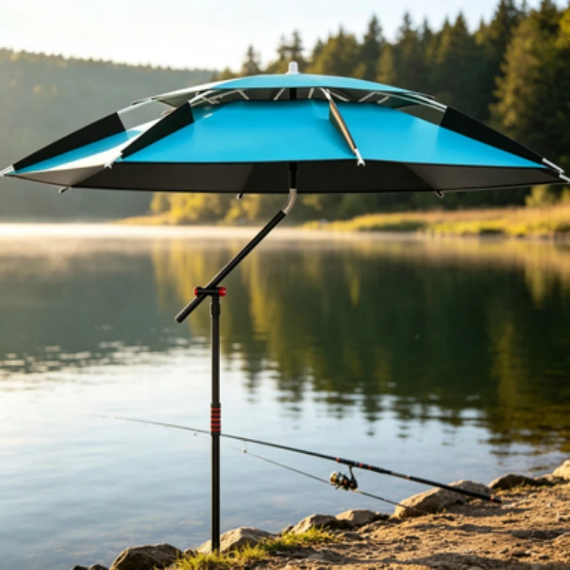 Fishing Umbrella Sun Shelter Heavy Duty Rainproof Windproof Double Layer Breathable Large Universal Pole for Outdoor Fishing
Fishing Umbrella Sun Shelter Heavy Duty Rainproof Windproof Double Layer Breathable Large Universal Pole for Outdoor Fishing