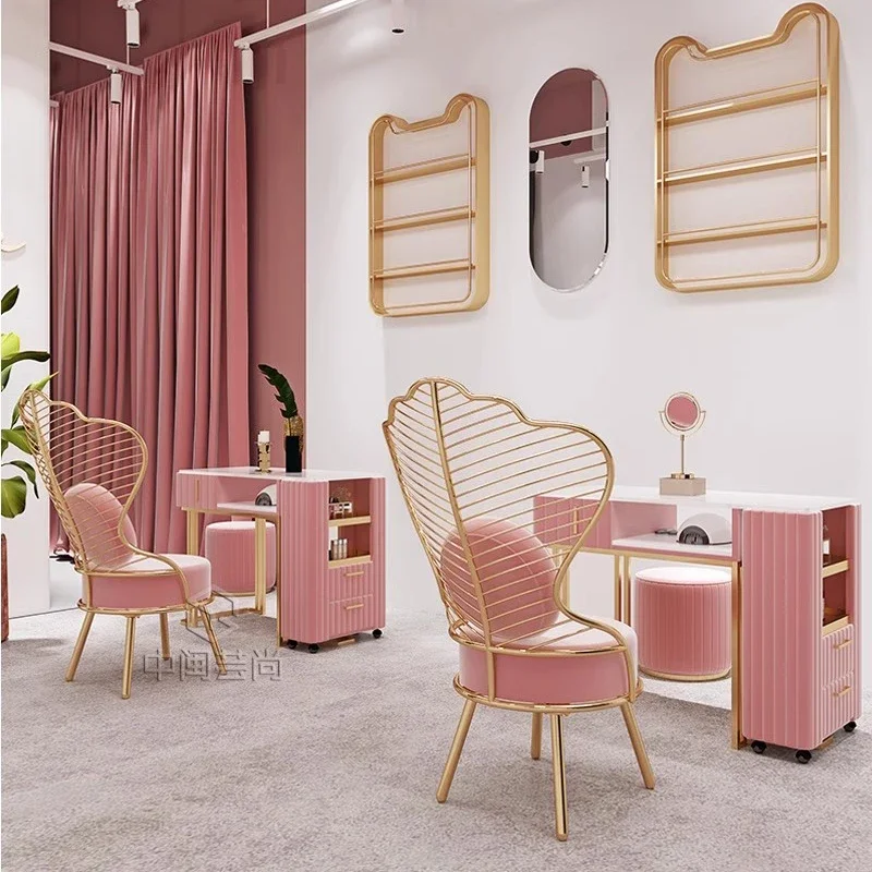 Designer Light Luxury Nail Desk European Mesa Reception Nordic Manicure Table Luxury Art Salon Nagel Tisch Nails Salon Furniture
Designer Light Luxury Nail Desk European Mesa Reception Nordic Manicure Table Luxury Art Salon Nagel Tisch Nails Salon Furniture