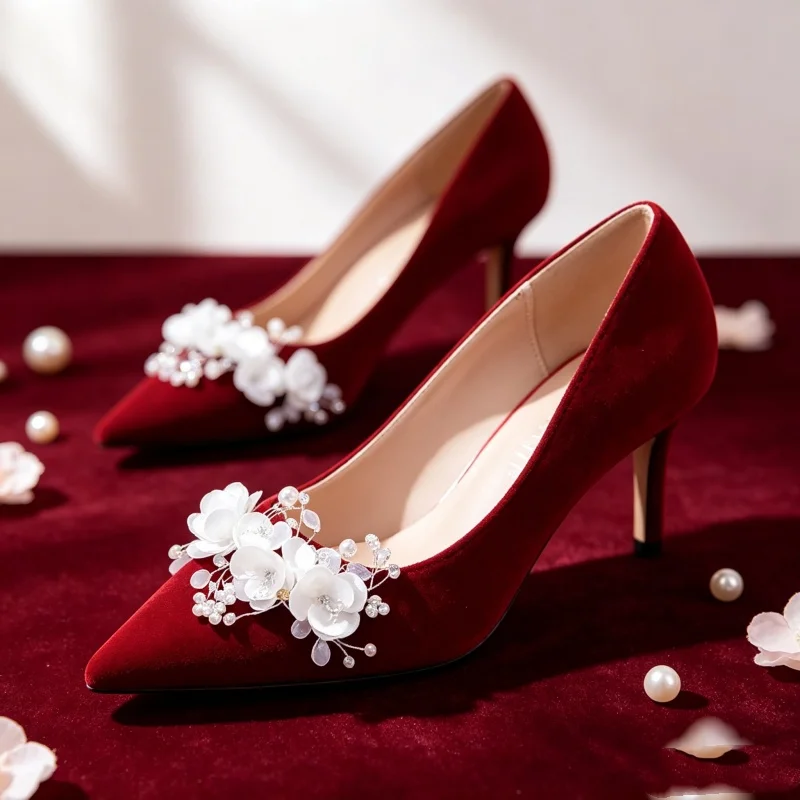 Women Large Size Medium Heel Wedding Pumps, 2026 Fashion Elegant Bridal Daily Single Shoes
Women Large Size Medium Heel Wedding Pumps, 2026 Fashion Elegant Bridal Daily Single Shoes