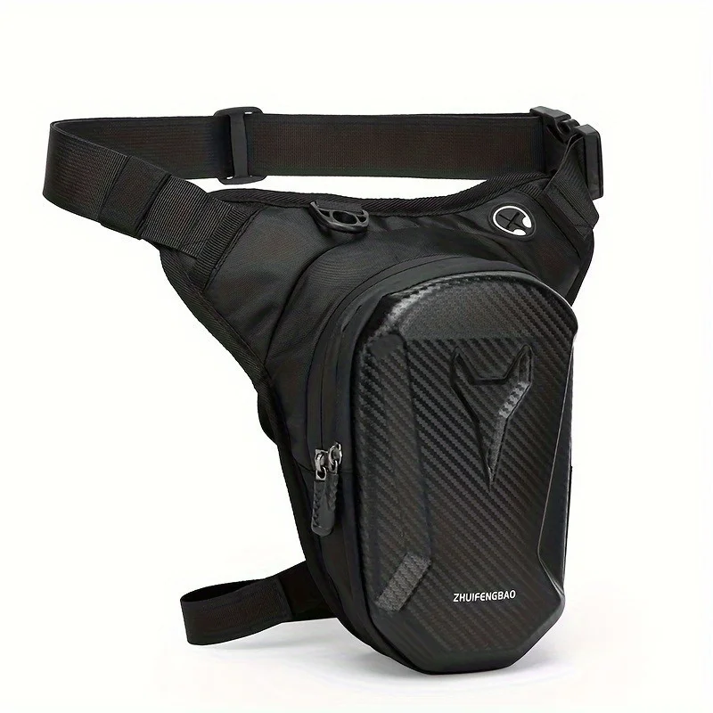 Motorcycle Leg Bag with Headphone Jack, Adjustable Shoulder Strap and Double Zip Compartments - Black EVA Outdoor Riding Belt
Motorcycle Leg Bag with Headphone Jack, Adjustable Shoulder Strap and Double Zip Compartments - Black EVA Outdoor Riding Belt