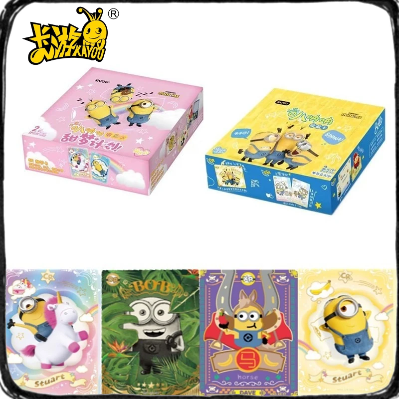 Authentic KAYOU Minions Card Cute main bag Full Box Banana Collection Card Blind Box New Product Blind Card Box
Authentic KAYOU Minions Card Cute main bag Full Box Banana Collection Card Blind Box New Product Blind Card Box
