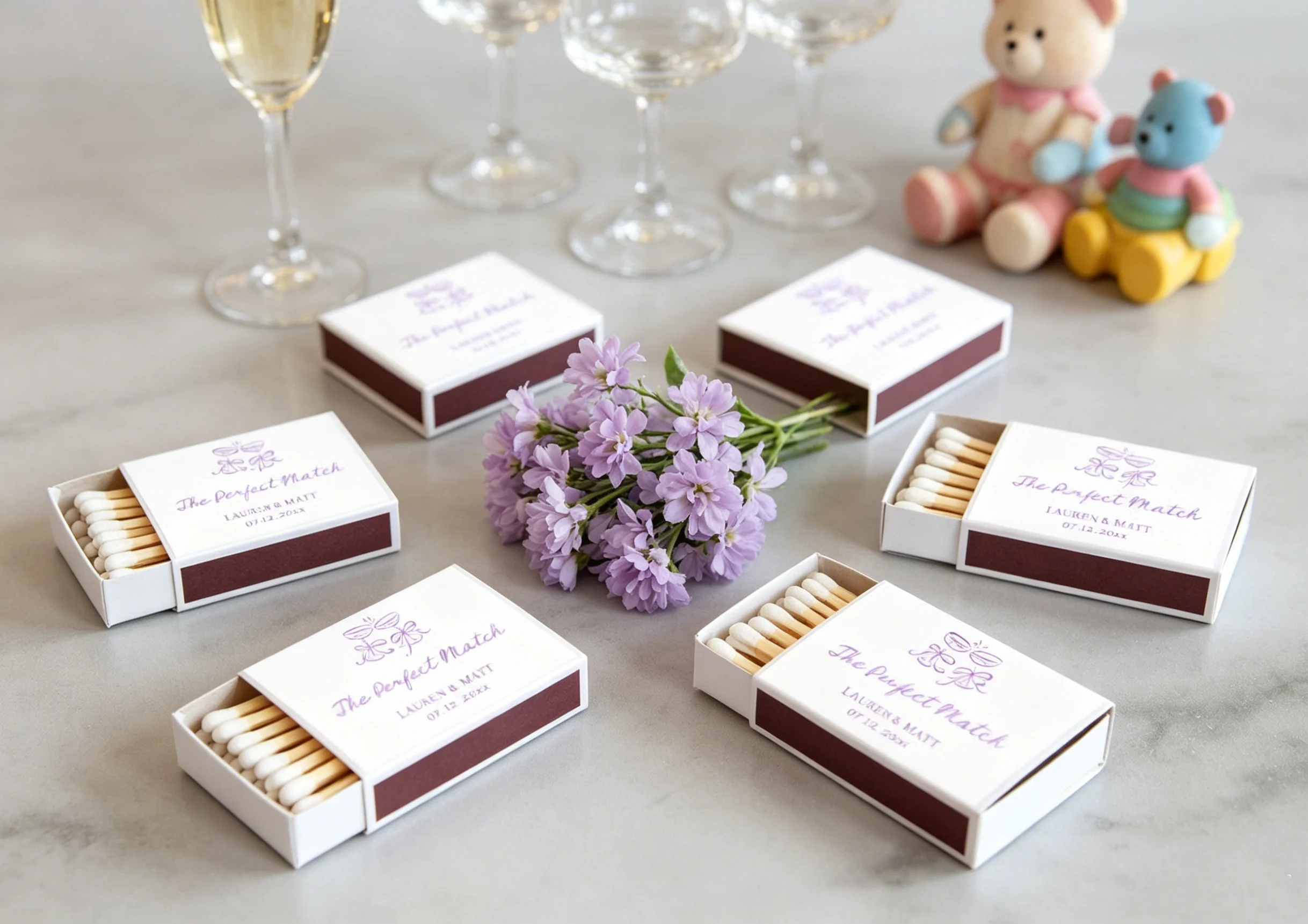 Custom Champagne Matchboxes - Personalized Wedding Favors, The Perfect Match Matches for Bridal Shower, Bachelorette Party, Enga
Custom Champagne Matchboxes - Personalized Wedding Favors, The Perfect Match Matches for Bridal Shower, Bachelorette Party, Enga