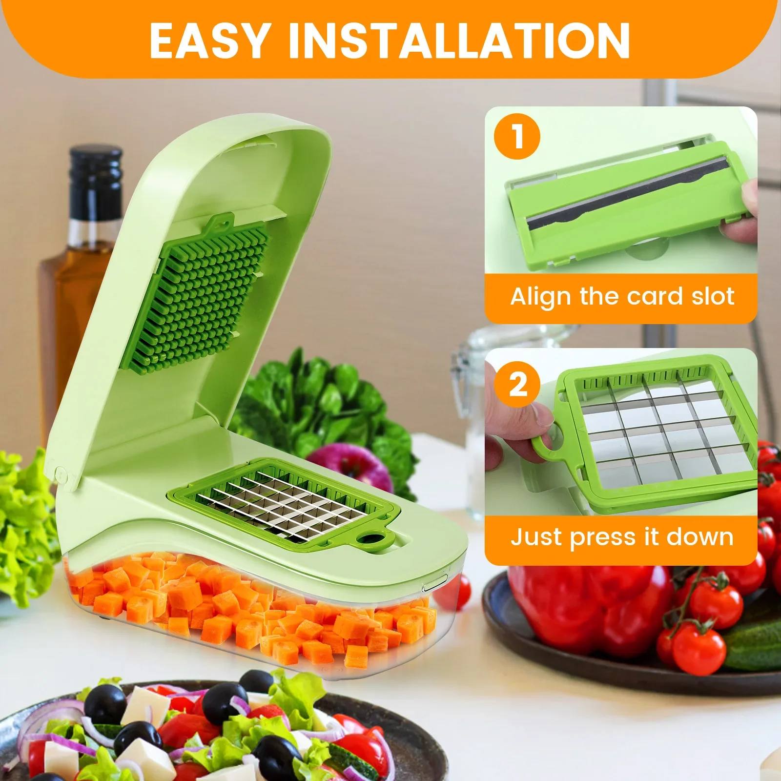 Multi-Functional Vegetable Cutter 17In1 Household Potato Slicer Kitchen Radish Grater Slicer Kitchen Home Fruit Vegetable Tools
Multi-Functional Vegetable Cutter 17In1 Household Potato Slicer Kitchen Radish Grater Slicer Kitchen Home Fruit Vegetable Tools