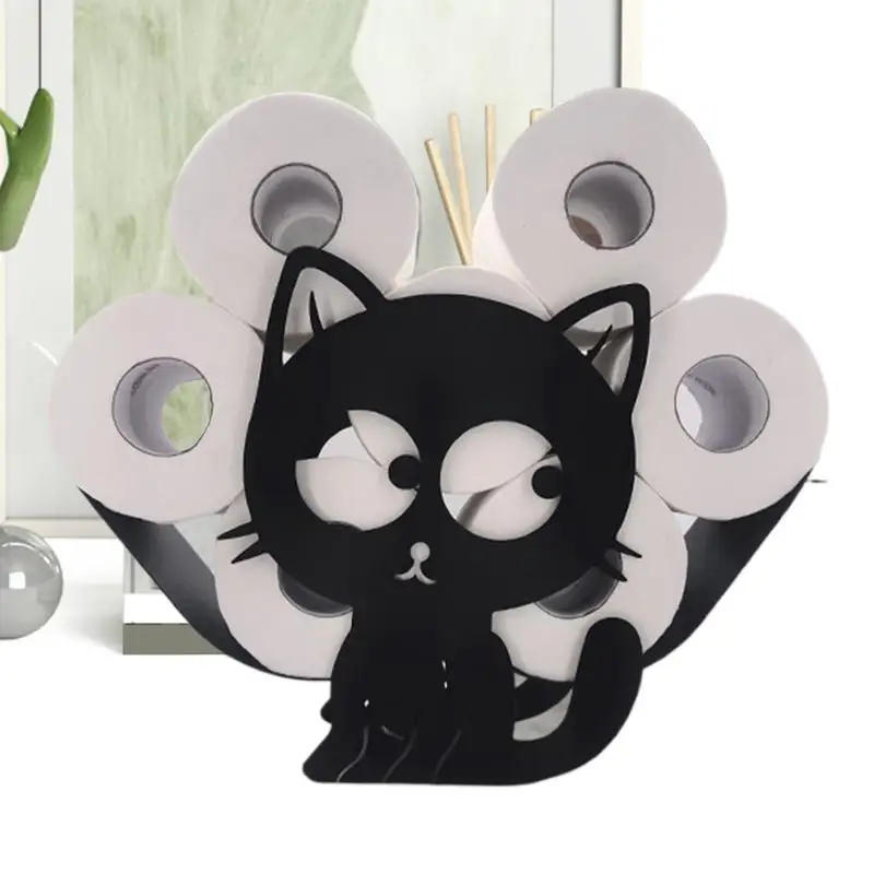Toilet Paper Holder Bathroom Paper Holder Rack Creative Cat Shape Metal Organizer For Powder Room Guest Bath Beach House
Toilet Paper Holder Bathroom Paper Holder Rack Creative Cat Shape Metal Organizer For Powder Room Guest Bath Beach House