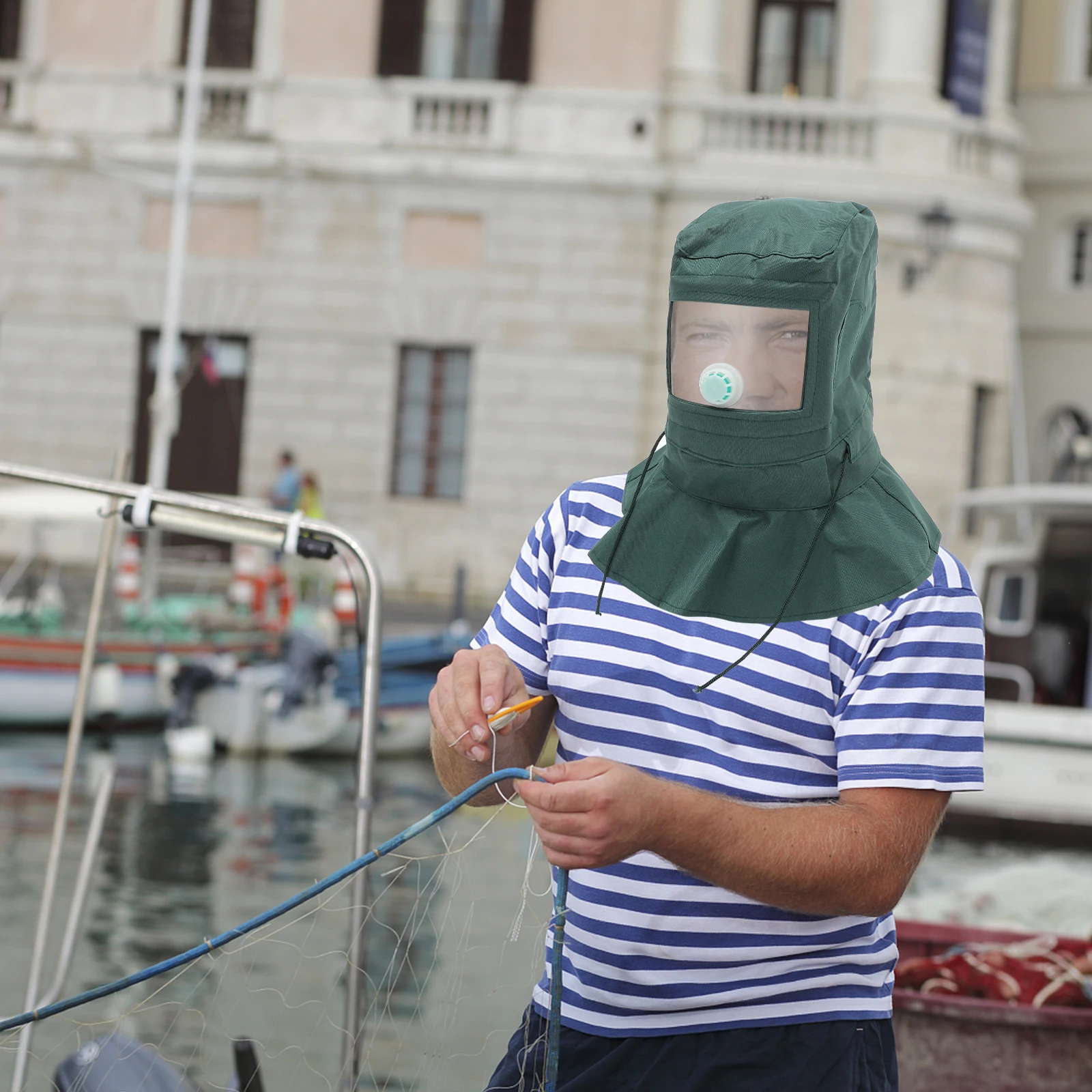 Hood Sandblasting Mask Oxford Cloth Protective Cover Anti Dust Shawl Face Mask Breathing Valve Lightweight Durability Worker
Hood Sandblasting Mask Oxford Cloth Protective Cover Anti Dust Shawl Face Mask Breathing Valve Lightweight Durability Worker