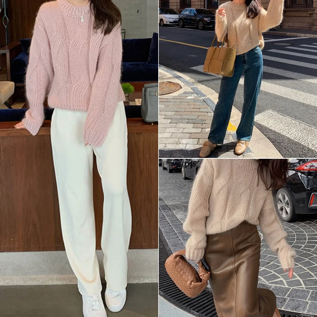 Lucyever Lazy Style Twist Sweater for Women Autumn Winter Thick Warm Loose Knitted Pullover Vintage Streetwear Knit Jumper Tops
Lucyever Lazy Style Twist Sweater for Women Autumn Winter Thick Warm Loose Knitted Pullover Vintage Streetwear Knit Jumper Tops