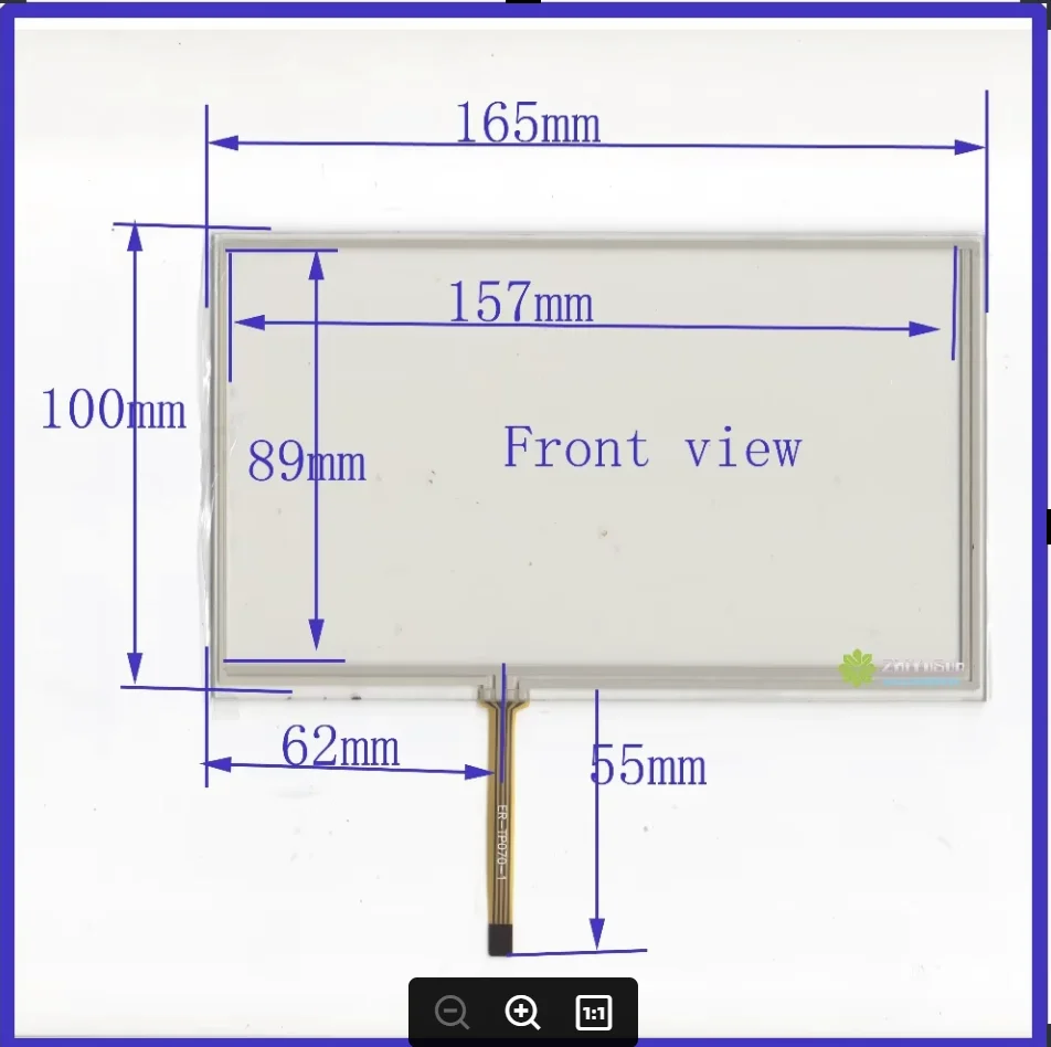 ZhiYuSun 165mm*100mm Wholesale" New 7-inch Touch screen digitizer panel forCar navigation DVD universal the cable from left62mm
ZhiYuSun 165mm*100mm Wholesale" New 7-inch Touch screen digitizer panel forCar navigation DVD universal the cable from left62mm