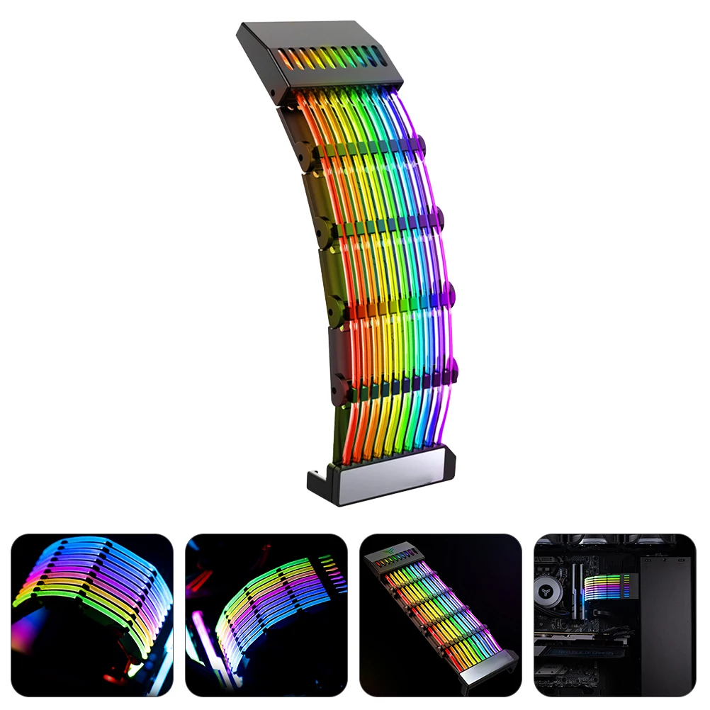 Neon Glowing Lines 5V Extension Cable Rgb Supply Cables Arbg Computer Power Cord 24Pin ATX Cable RGB Extension Compatibility
Neon Glowing Lines 5V Extension Cable Rgb Supply Cables Arbg Computer Power Cord 24Pin ATX Cable RGB Extension Compatibility