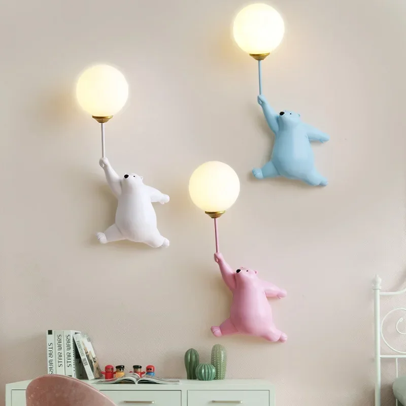 Creative LED Teddy Bear Cartoon Wall Lamps for Children's Bedroom Bedside Background Sconce Lights Home-appliance Decoration
Creative LED Teddy Bear Cartoon Wall Lamps for Children's Bedroom Bedside Background Sconce Lights Home-appliance Decoration