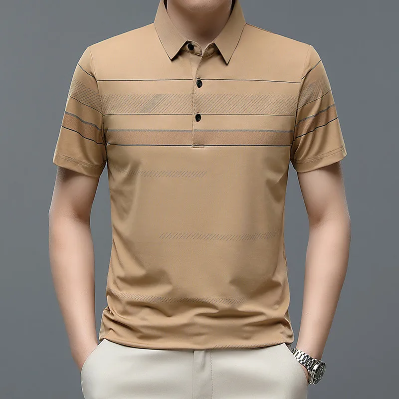 2023 Fashion Brand Men's Polo Shirt Short Sleeve Striped Summer Shirt Solid Korean Style Polo Shirt for Men Loose Clothing
2023 Fashion Brand Men's Polo Shirt Short Sleeve Striped Summer Shirt Solid Korean Style Polo Shirt for Men Loose Clothing